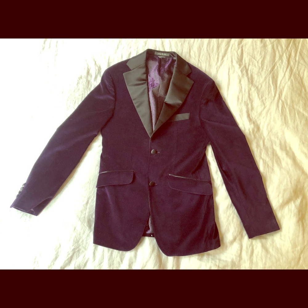 Purple Velvet Indochino Blazer